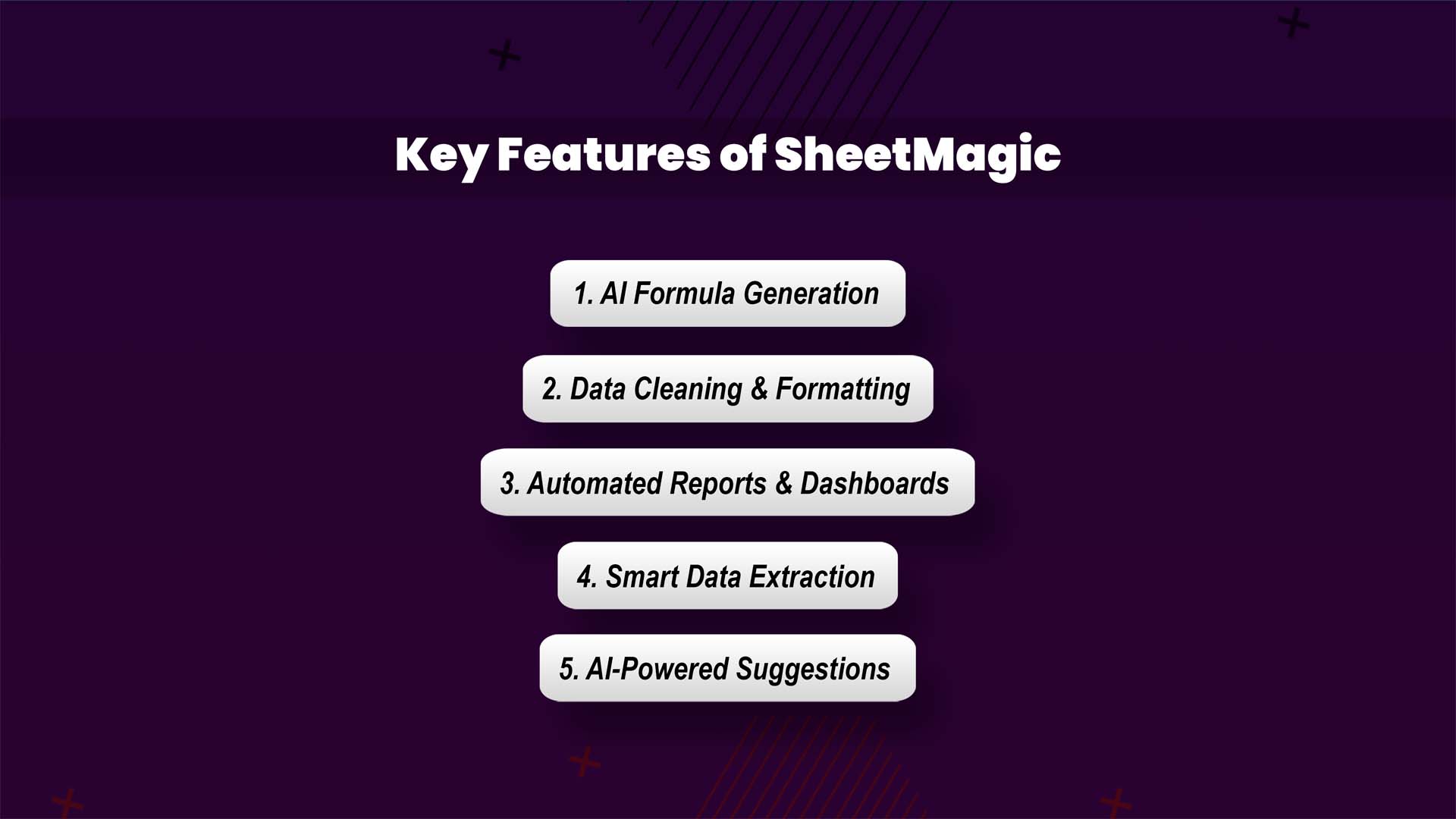Key Features of SheetMagic